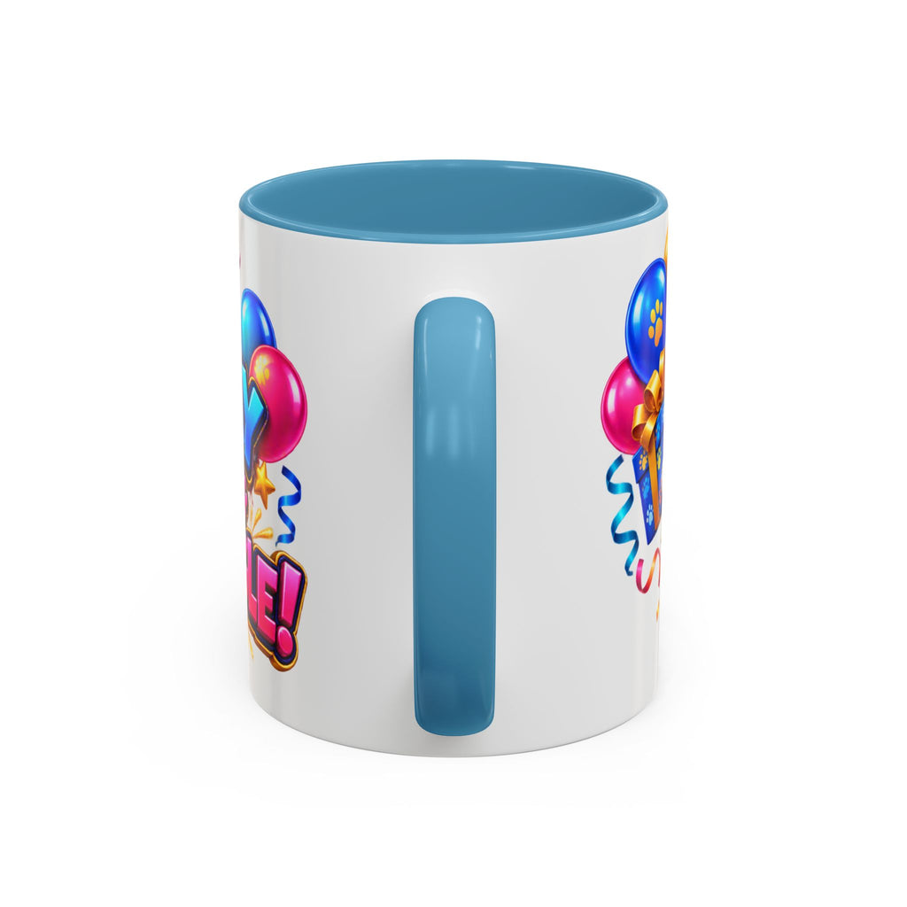 Birthday Mode Full Wiggle Corgi White Mug