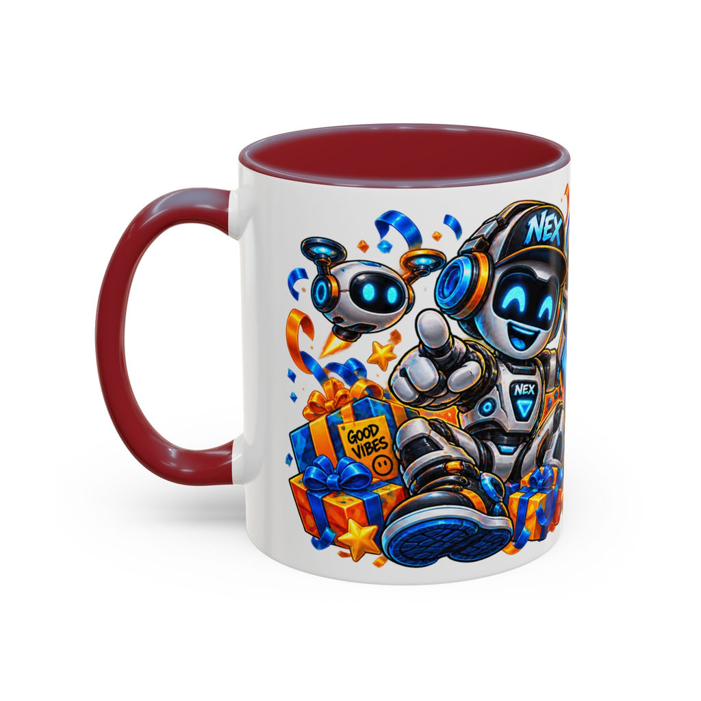 Festora Robot Birthday Mug – Birthday Mode Activated Coffee Cup