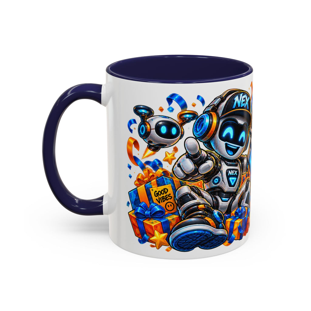 Festora Robot Birthday Mug – Birthday Mode Activated Coffee Cup
