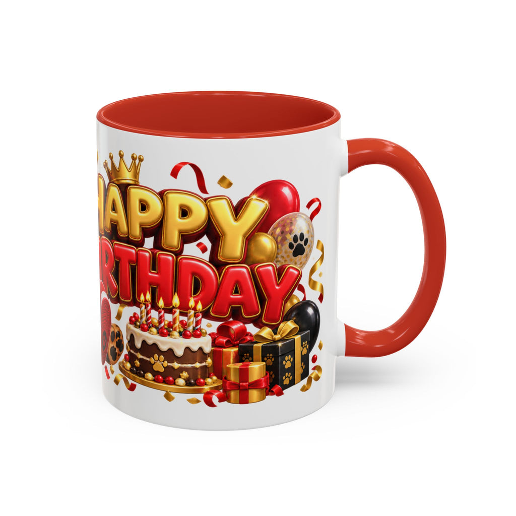 Title: Happy Birthday Jaguar Mug – Colorful 3D Birthday Gift – White Coffee Mug