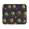 Cute Halloween Monsters Mouse Pad — Colorful Spooky Pattern (9" x 8")