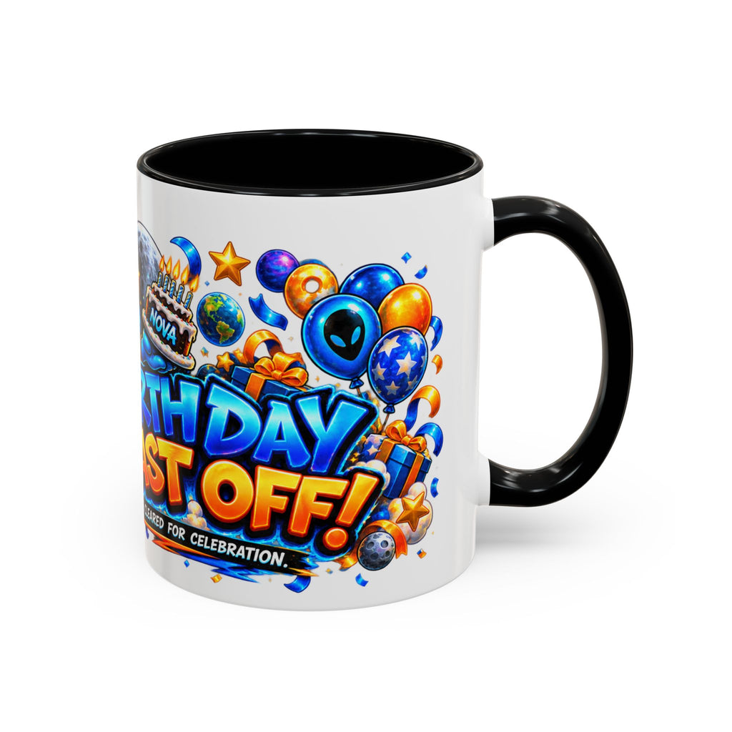 Festora Alien Birthday Mug – Birthday Blast Off Coffee Cup