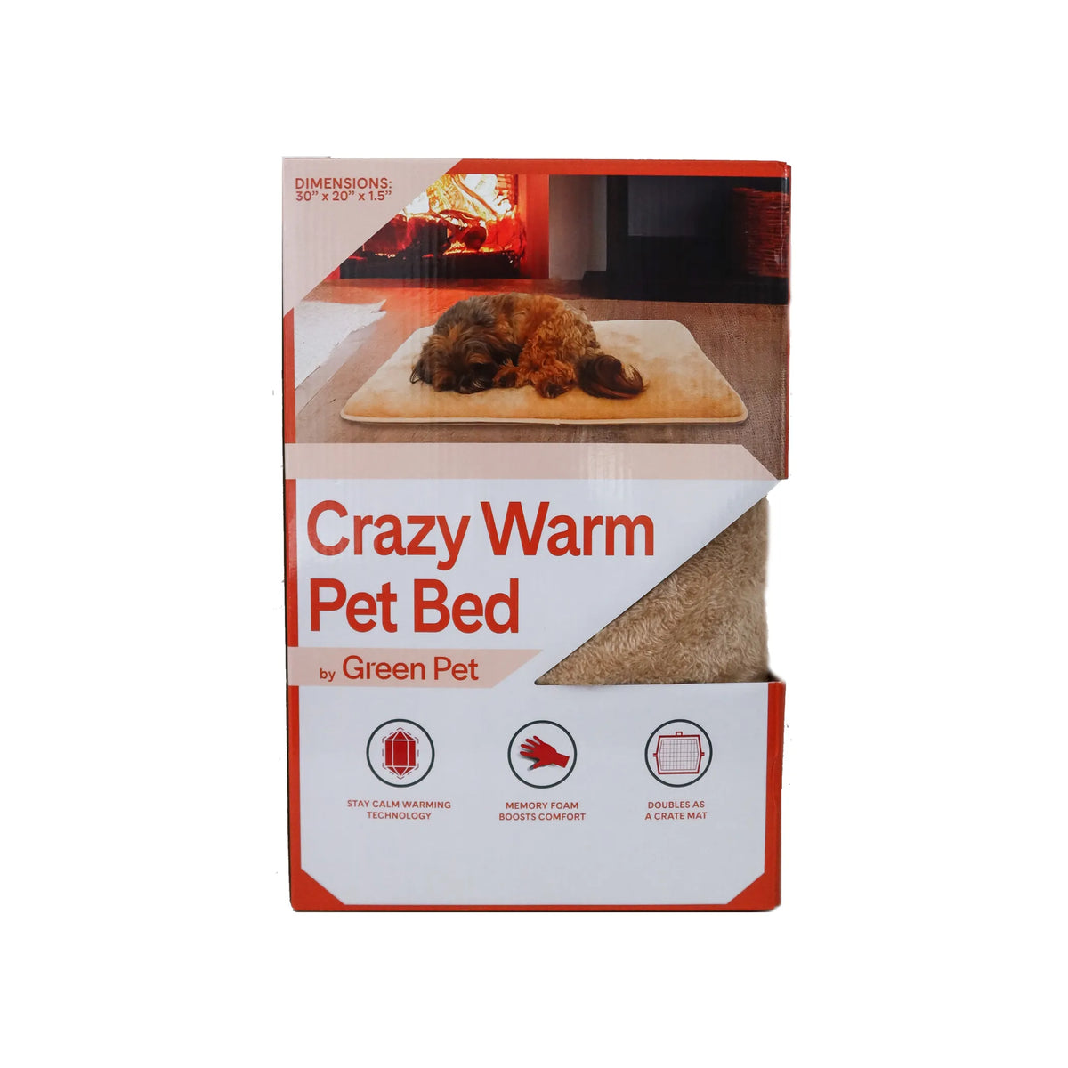 Self-Warming Pet Bed – Cozy Heat-Reflective Mat for Dogs & Cats