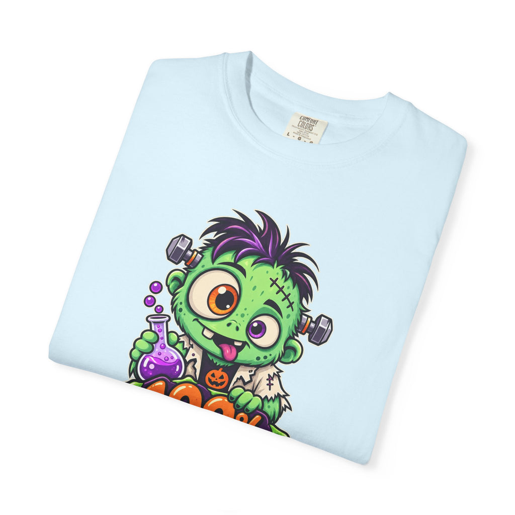 100% Natural. Mostly. – Cute Halloween Lab Monster T-Shirt
