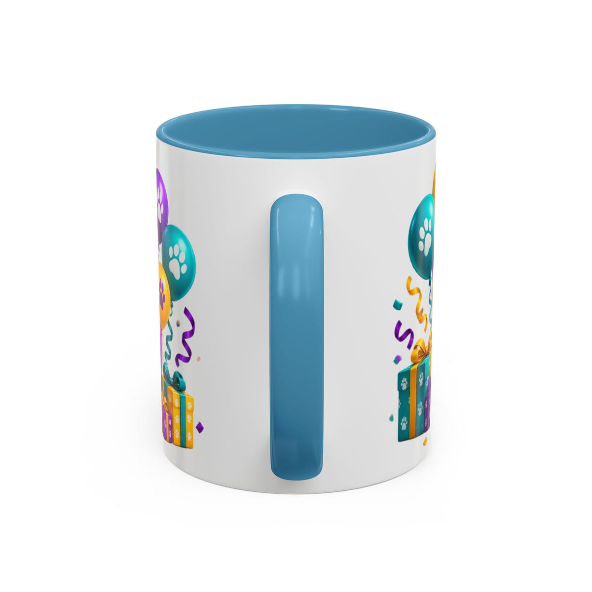Beagle Birthday Mug – Fetch the Cake White Ceramic Coffee Cup