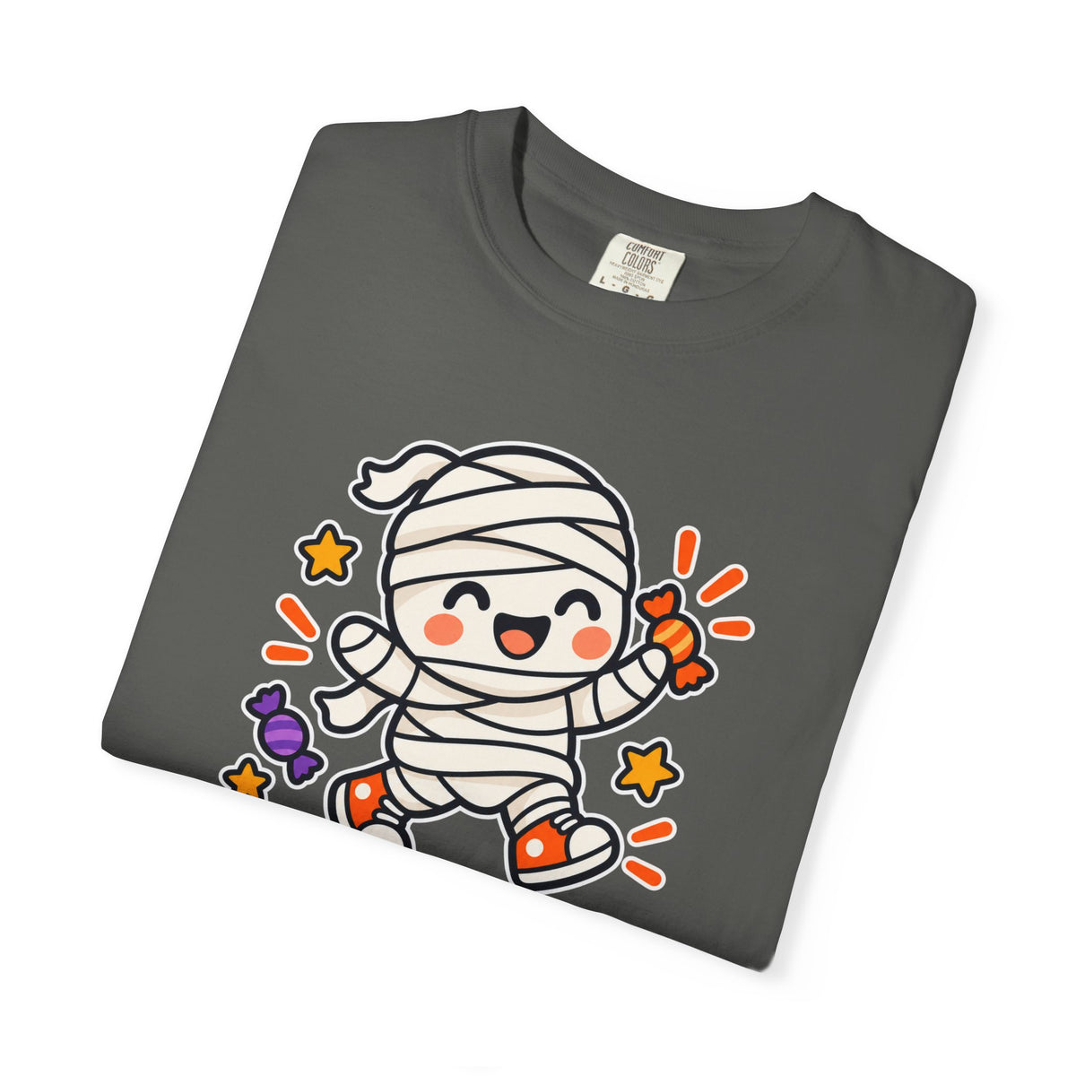 Wrapped but Sweet Halloween T-Shirt | Cute Mummy Graphic Tee