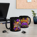 Birthday After Dark Black Mug – Festora Raccoon Birthday Coffee Cup