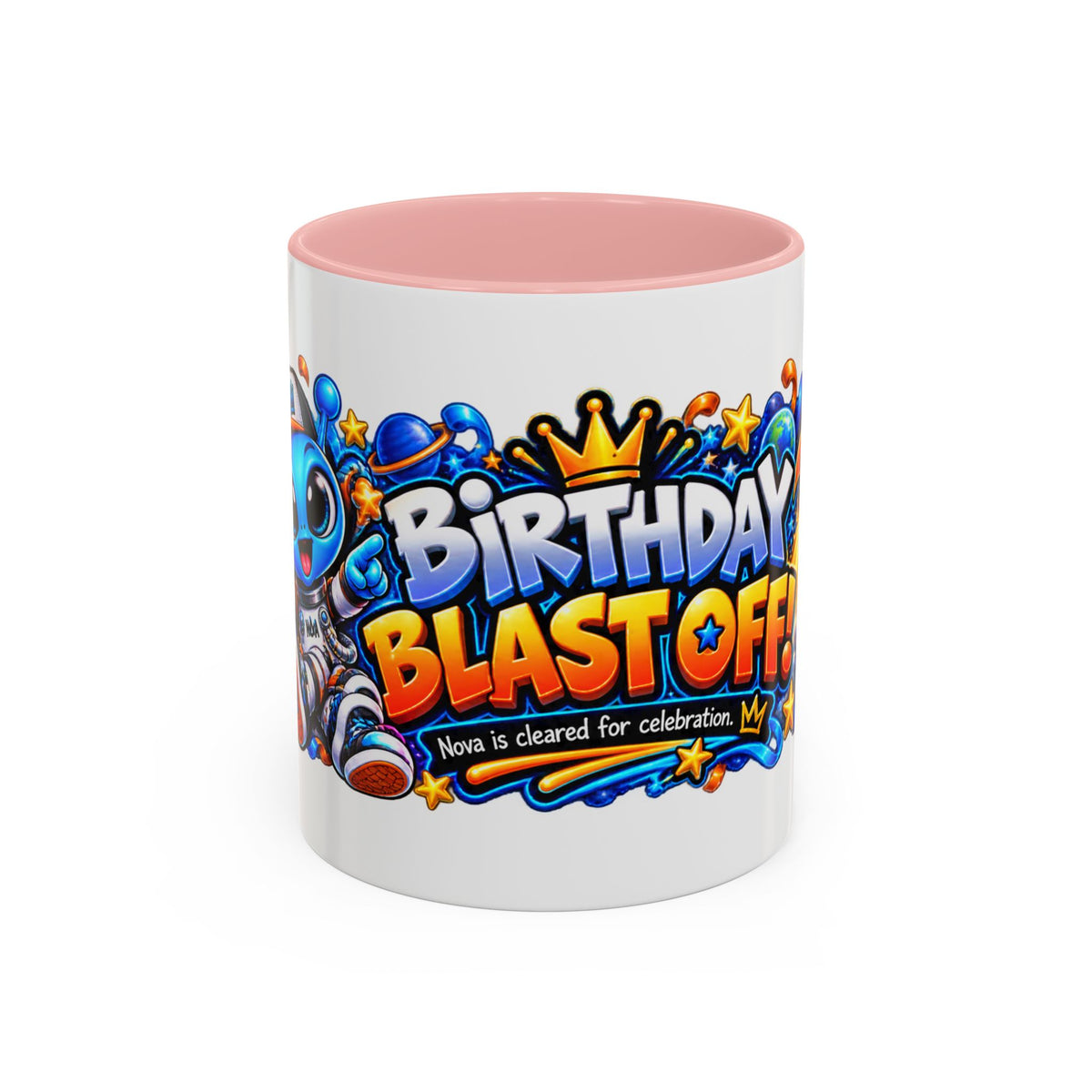 Festora Alien Birthday Mug – Birthday Blast Off Coffee Cup