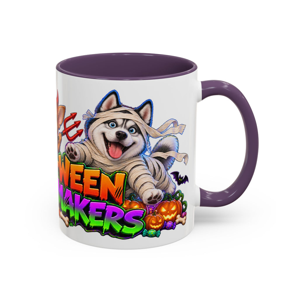 Howl-O-Ween Troublemakers Costume Dogs Halloween White Mug