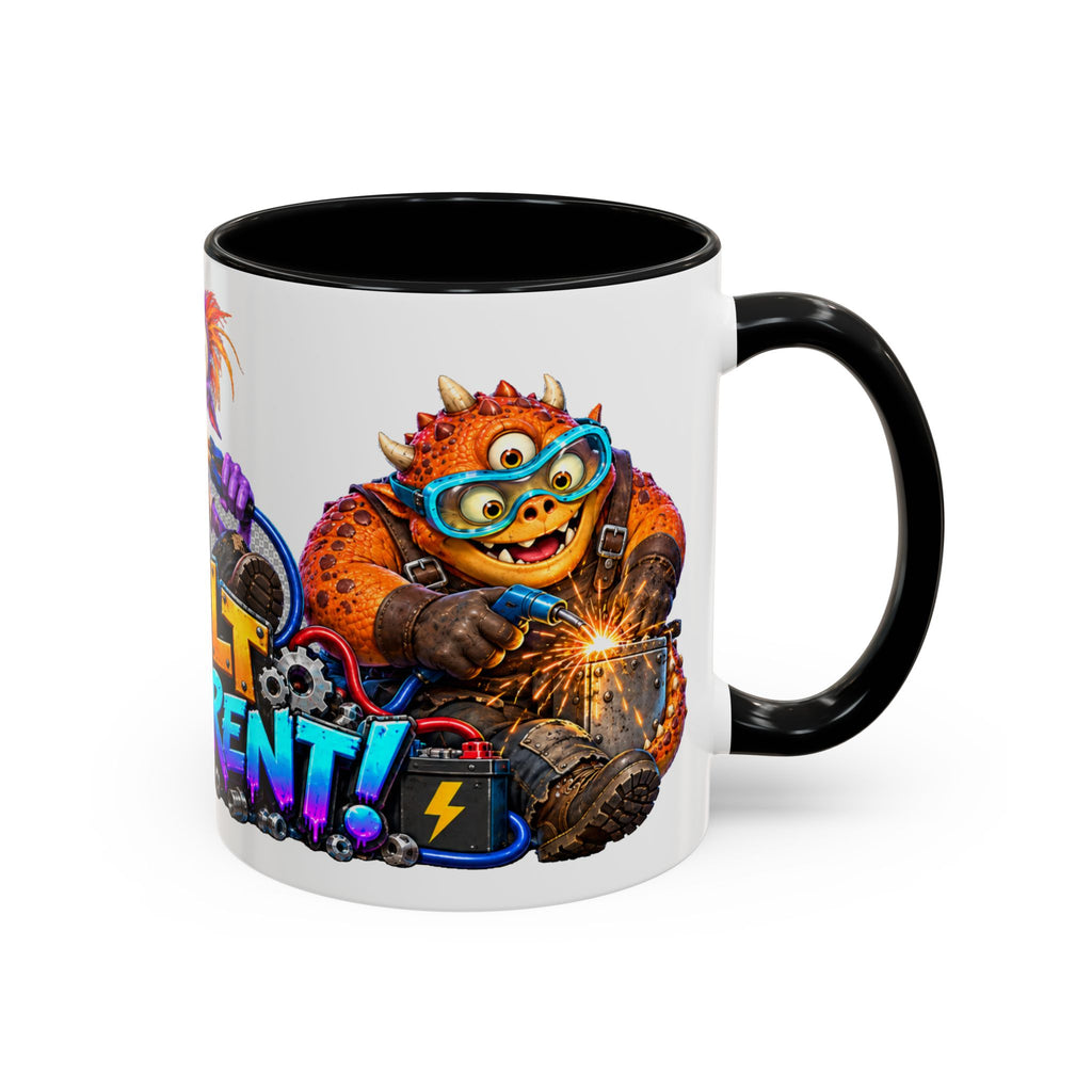 Built Different Monster Workshop Halloween White Mug