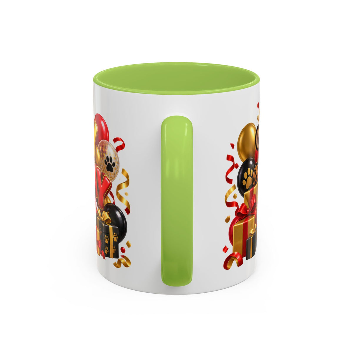 Title: Happy Birthday Jaguar Mug – Colorful 3D Birthday Gift – White Coffee Mug