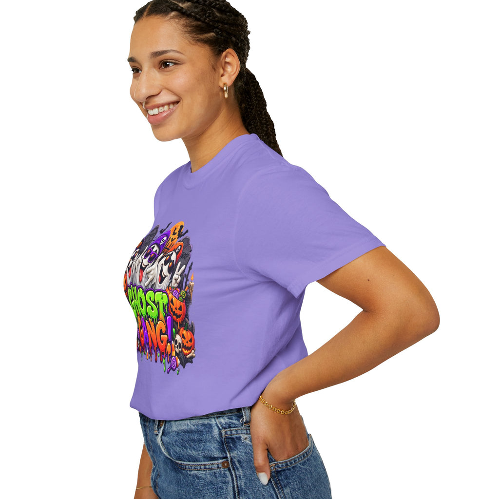 Ghost Gang Halloween T-Shirt – Funny Colorful Ghost Graphic Tee