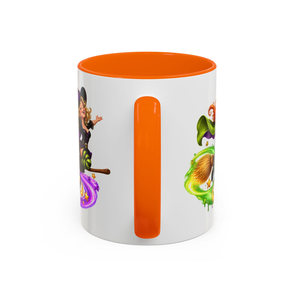 Witch Please I Fly First Class Halloween White Mug