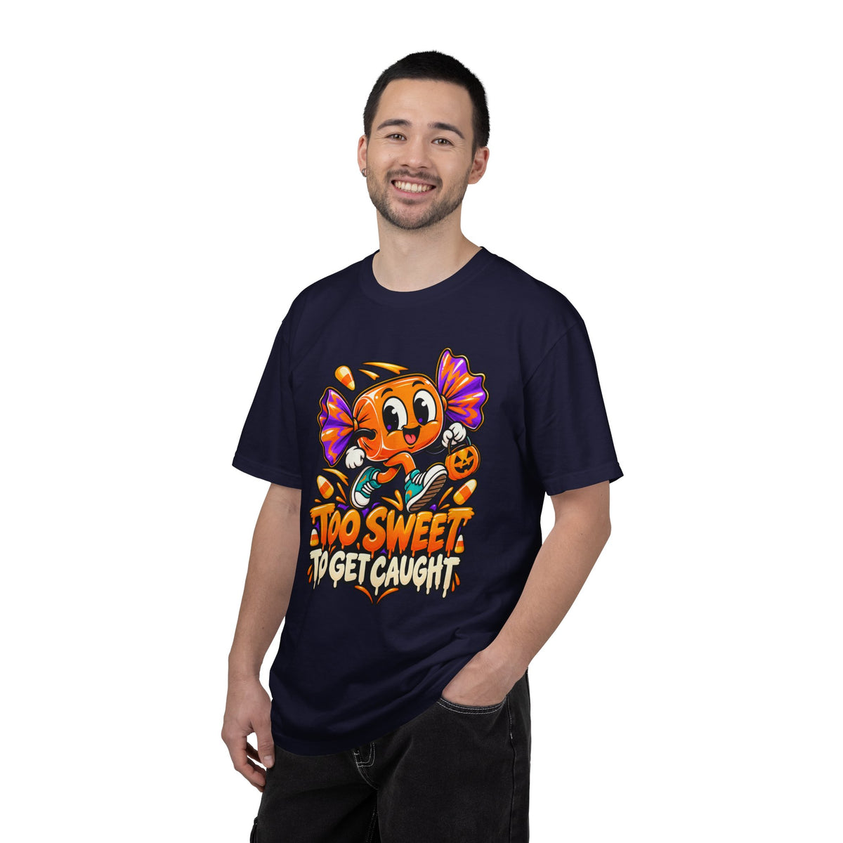 Too Sweet to Get Caught – Cute Halloween Candy T-Shirt