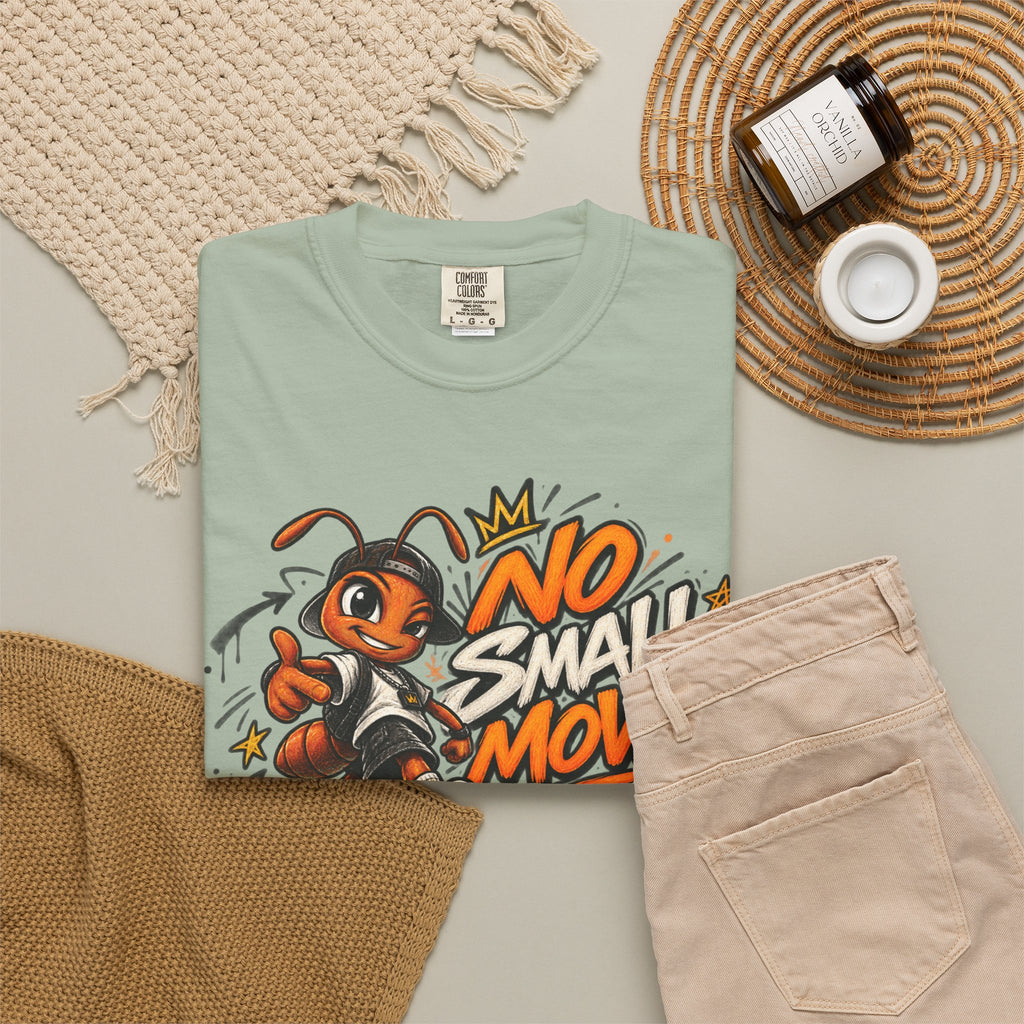 No Small Moves T-Shirt — Retro Sneaker Character Graphic Tee