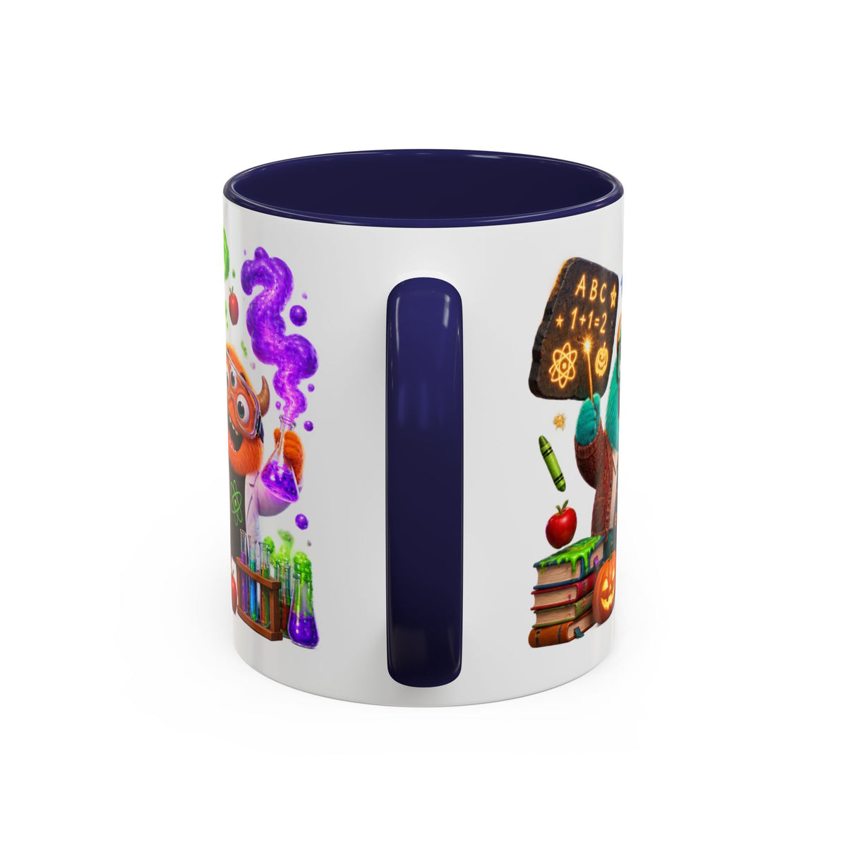 Teaching Is a Scream Monster Teacher Halloween White Mug