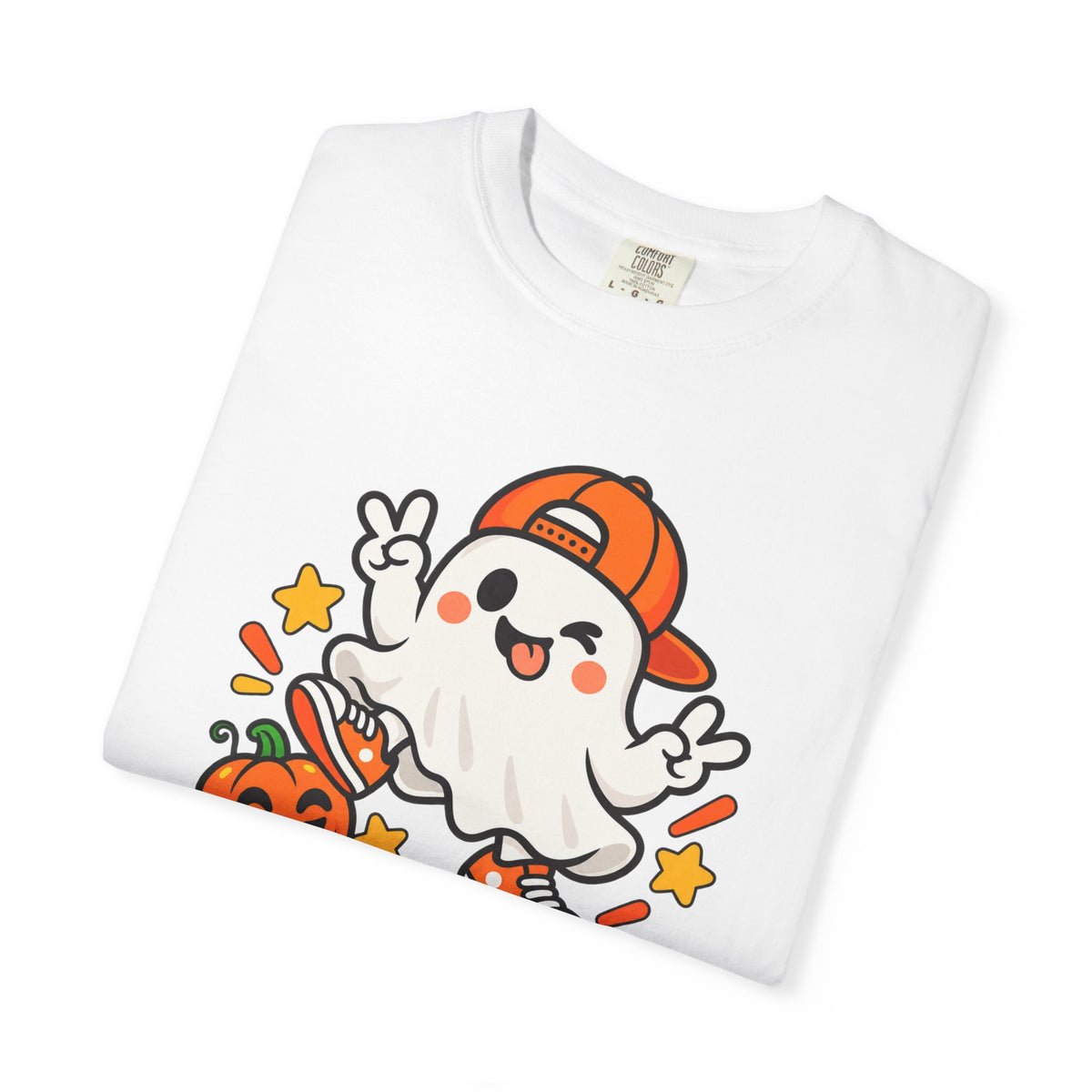 Just Boo It Halloween T-Shirt | Cute Skater Ghost Graphic Tee