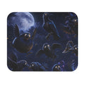 Moonlit Ravens Mouse Pad - Playful Night Sky Bird Design