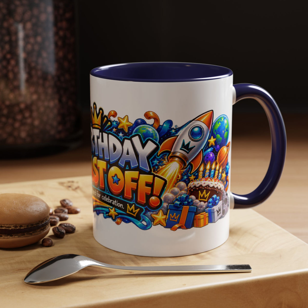 Festora Alien Birthday Mug – Birthday Blast Off Coffee Cup