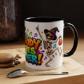 No Body Parties Harder Halloween Skeleton Party White Mug