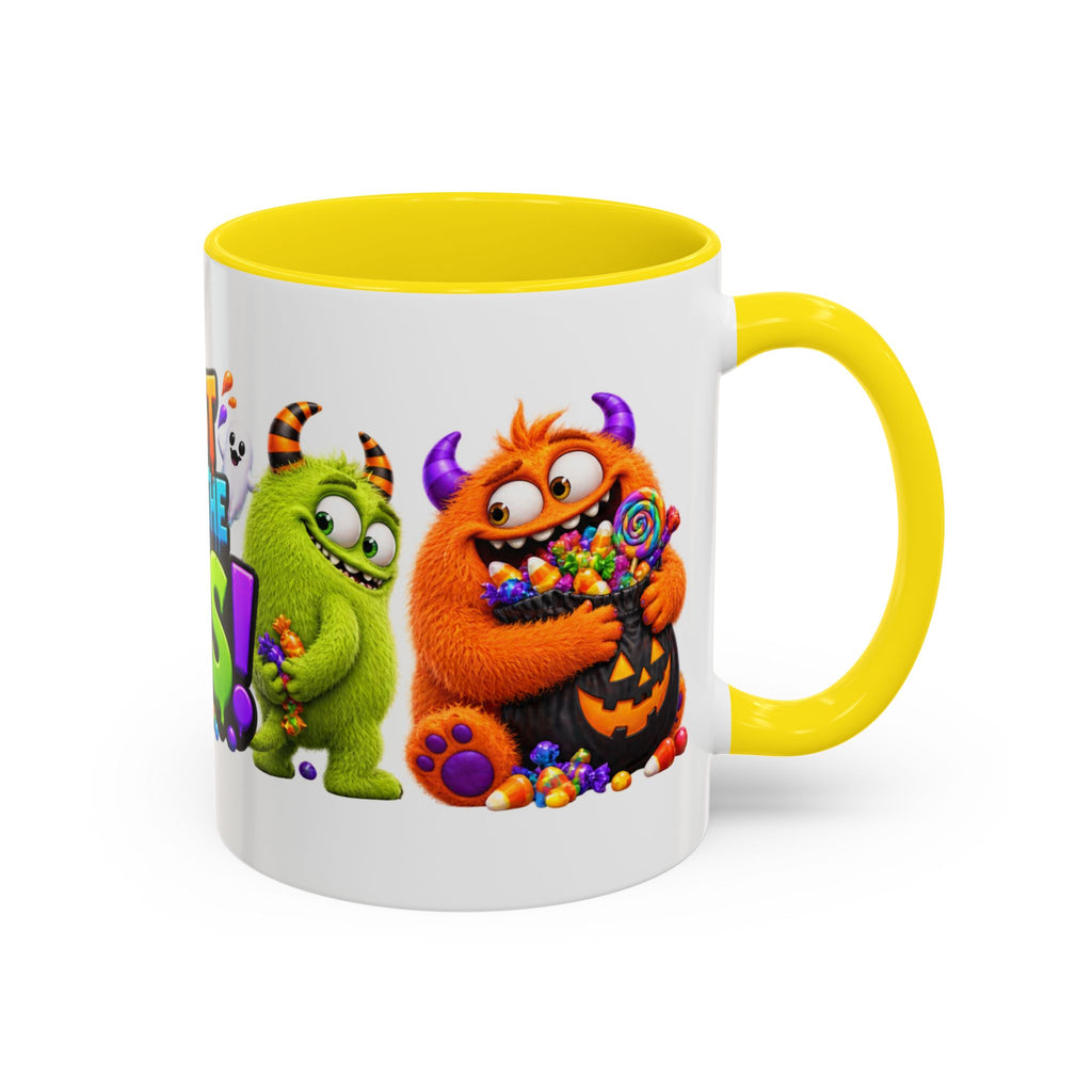I’m Just Here for the Boos Funny Halloween Monster White Mug