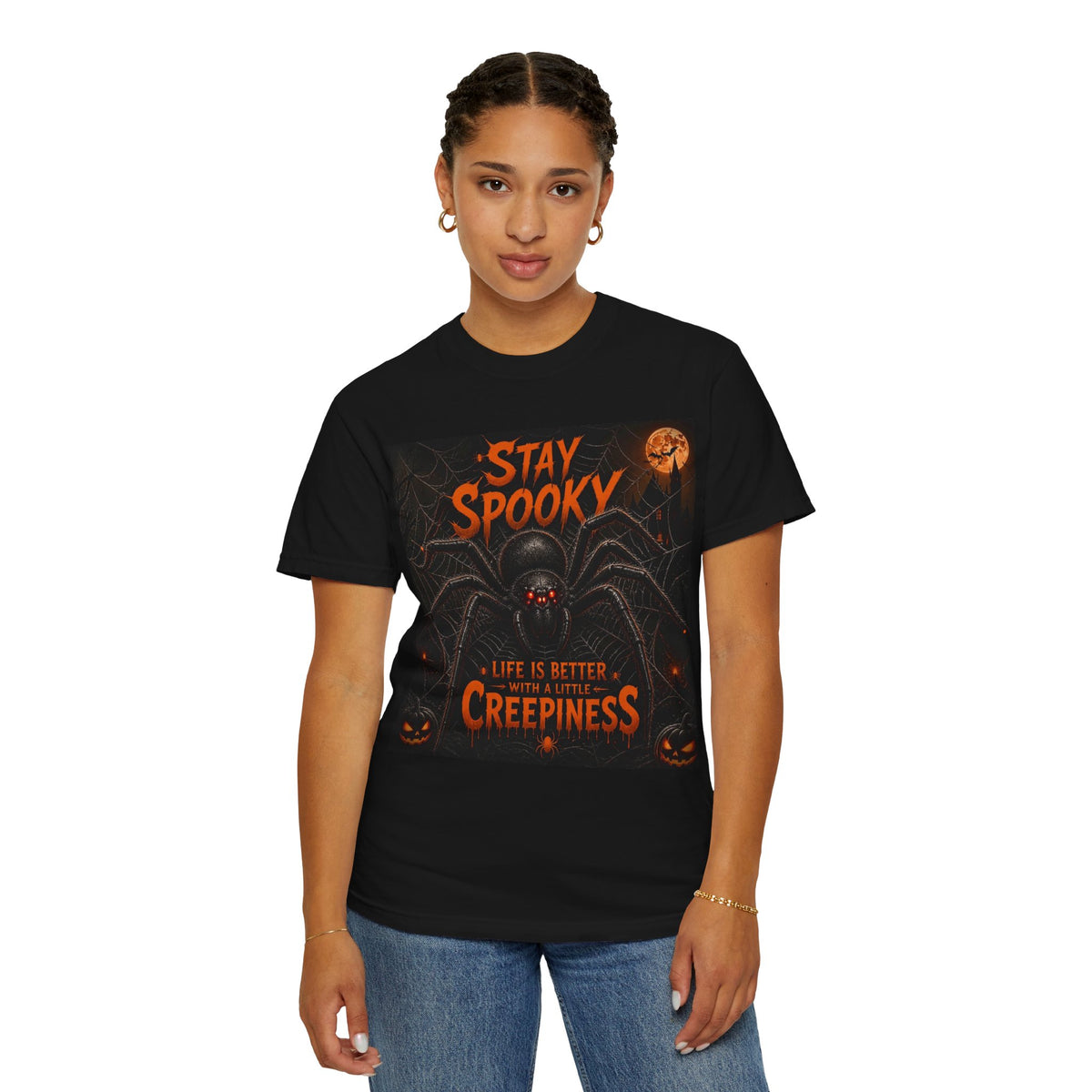 Stay Spooky Halloween T-Shirt — "Life Is Better With A Little Creepiness"