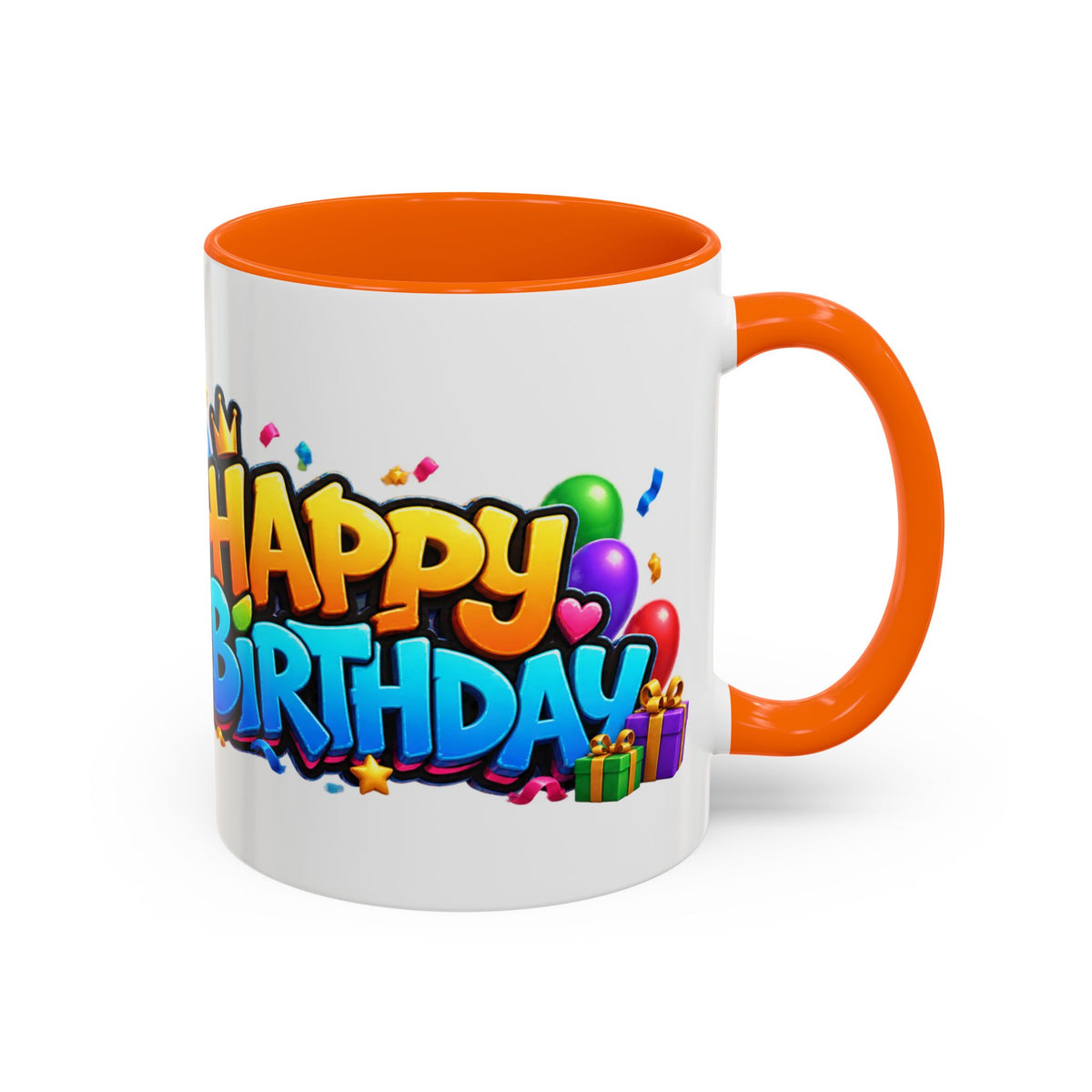 Gorilla Happy Birthday Mug - Colorful 3D Celebration Design