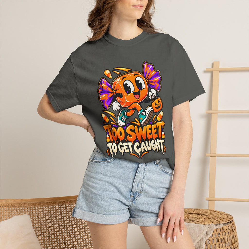 Too Sweet to Get Caught – Cute Halloween Candy T-Shirt