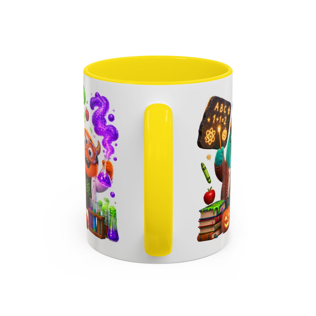 Teaching Is a Scream Monster Teacher Halloween White Mug