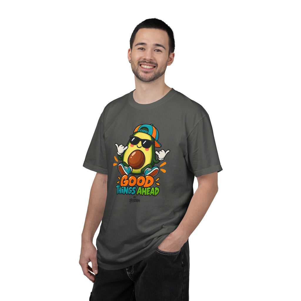 Good Things Ahead Avocado Graphic T-Shirt | Festora Everyday