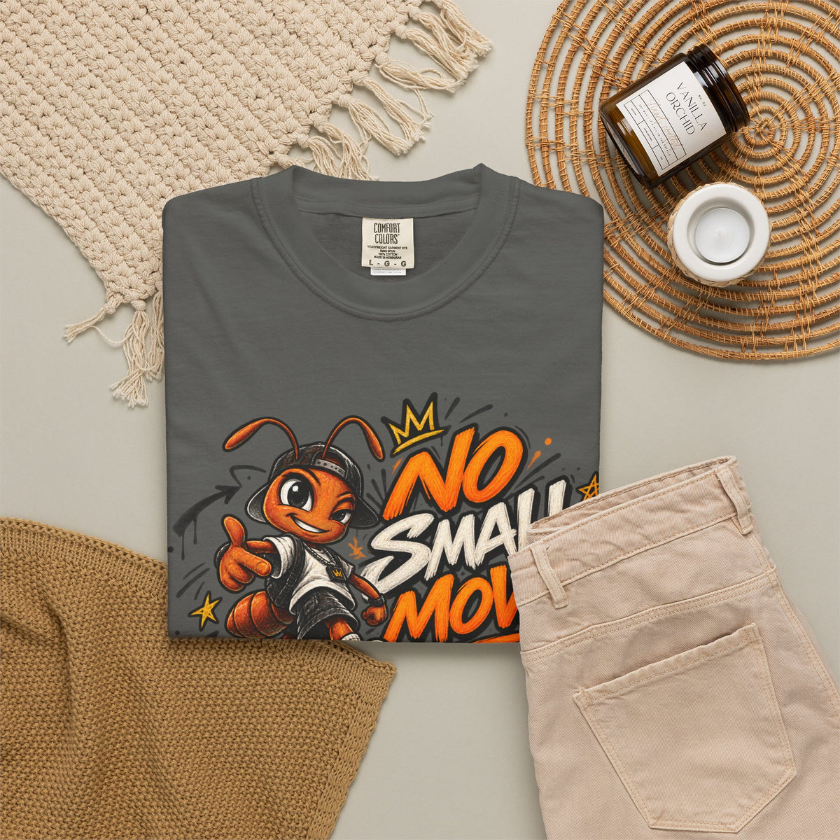 No Small Moves T-Shirt — Retro Sneaker Character Graphic Tee