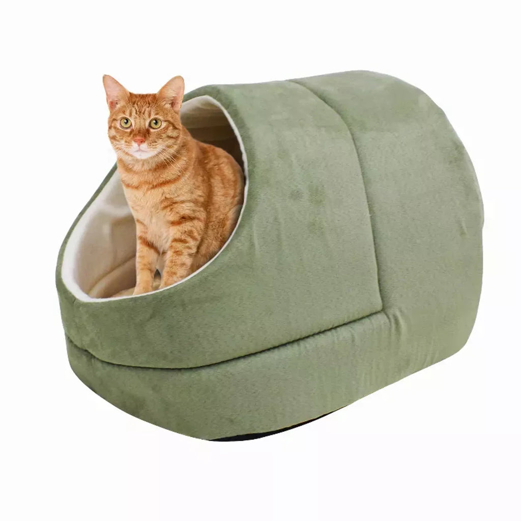 Cat Cave & Warming Burrow Bed – Cozy Pet Hideaway for Sleeping & Cuddling
