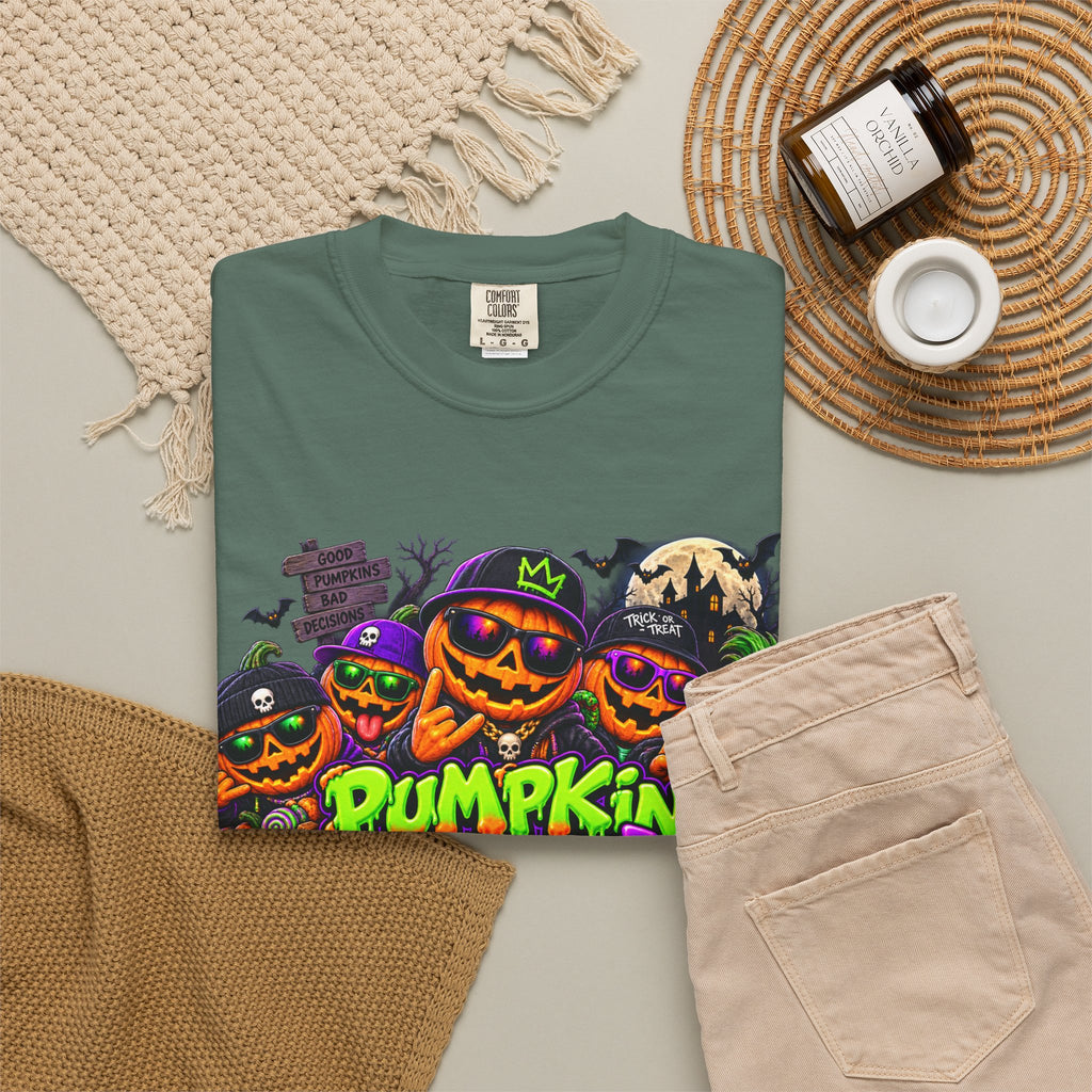 Pumpkin Crew Halloween T-Shirt – Funny Jack O’ Lantern Graphic Tee