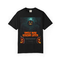 Halloween Pumpkin Tee — "Smile Now, Scream Later" Horror Graphic T-Shirt