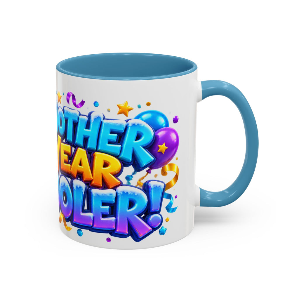 Another Year Cooler Penguin Birthday White Mug