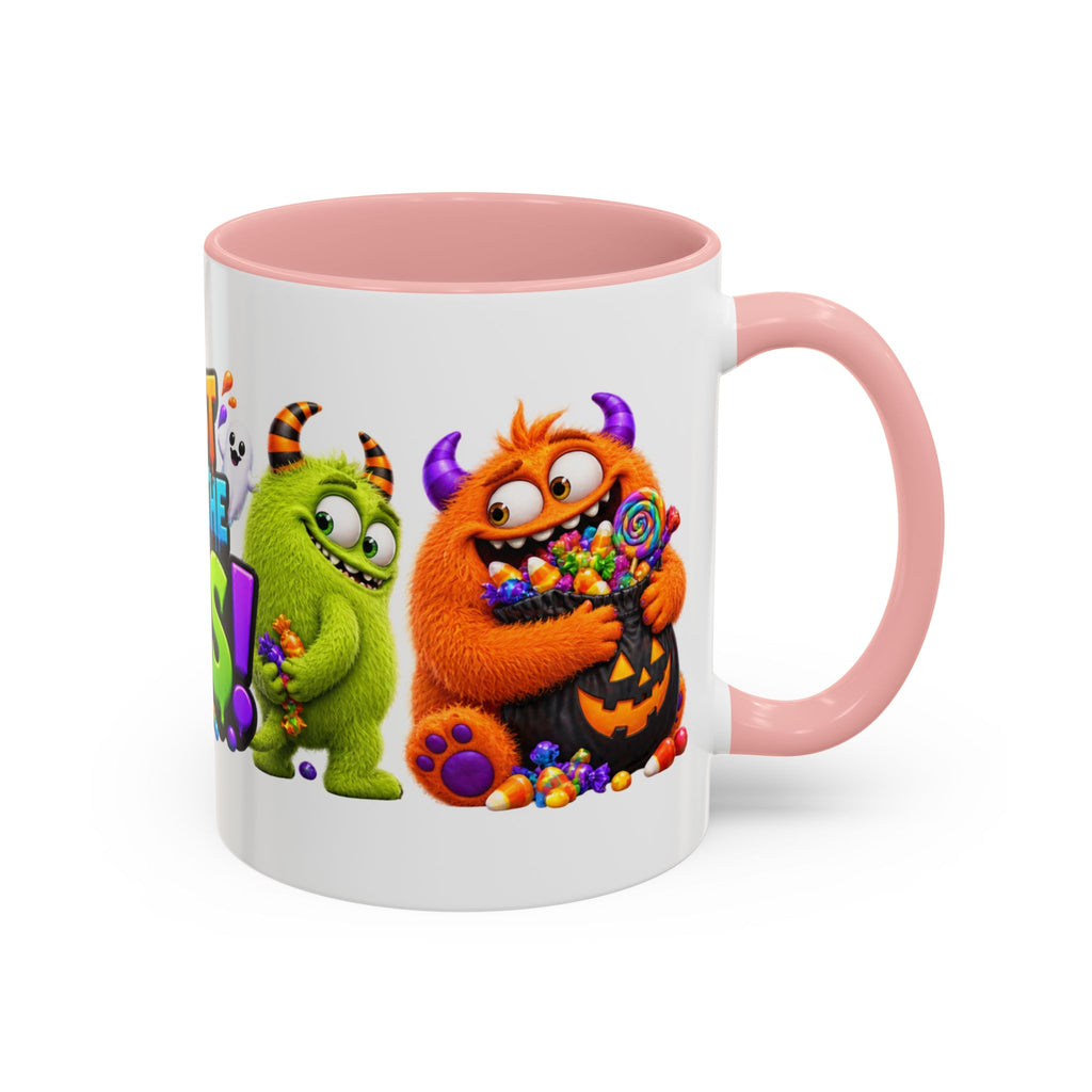 I’m Just Here for the Boos Funny Halloween Monster White Mug