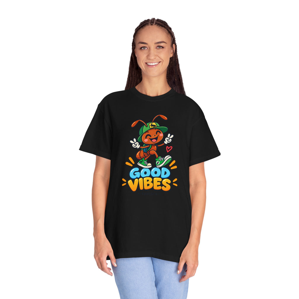 Good Vibes – Happy Ant Graphic T-Shirt