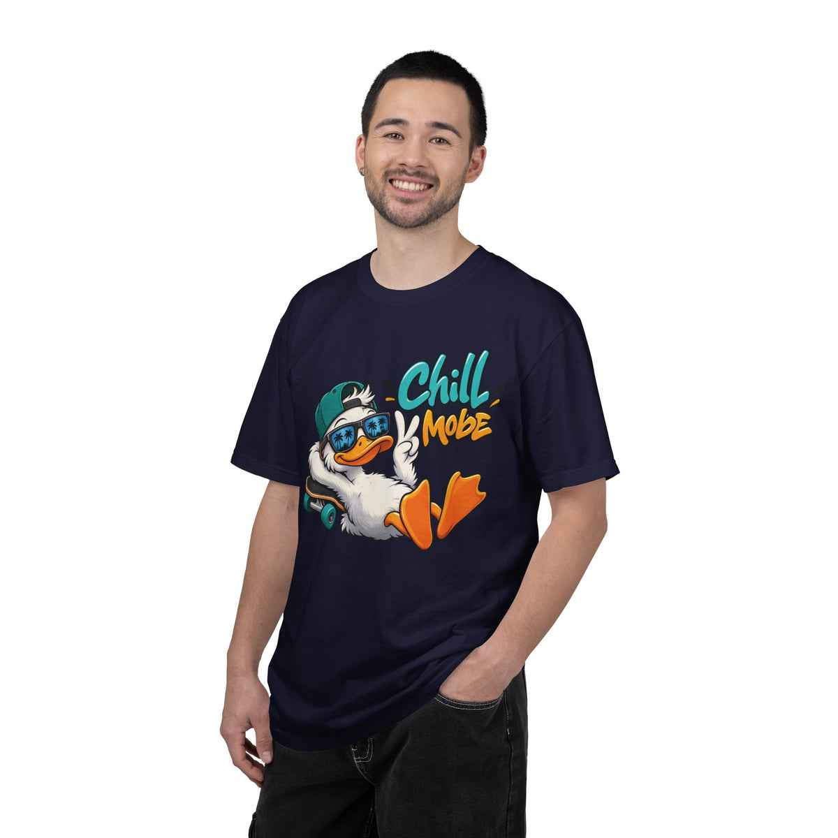 Chill Mode Duck Graphic T-Shirt | Festora Everyday