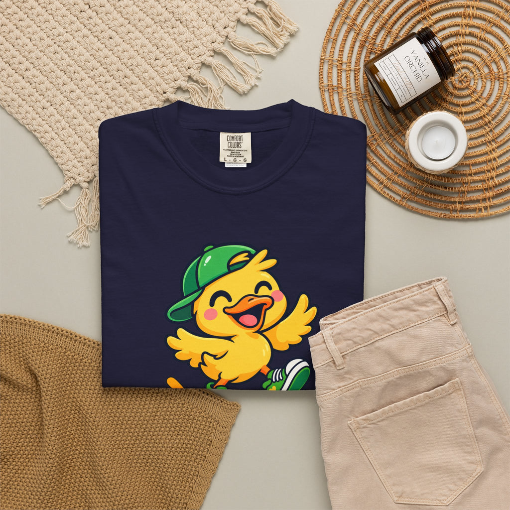 Just Ducky! – Cute Happy Duck Graphic T-Shirt