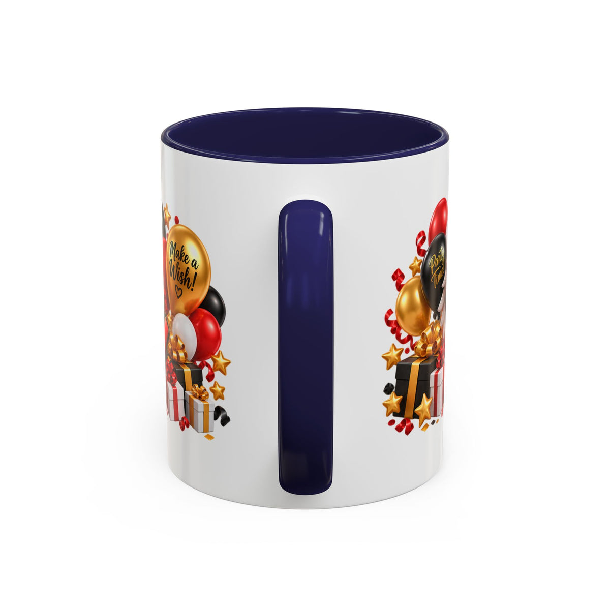 Happy Birthday Eagle Mug – Colorful 3D Birthday Gift – White Coffee Mug