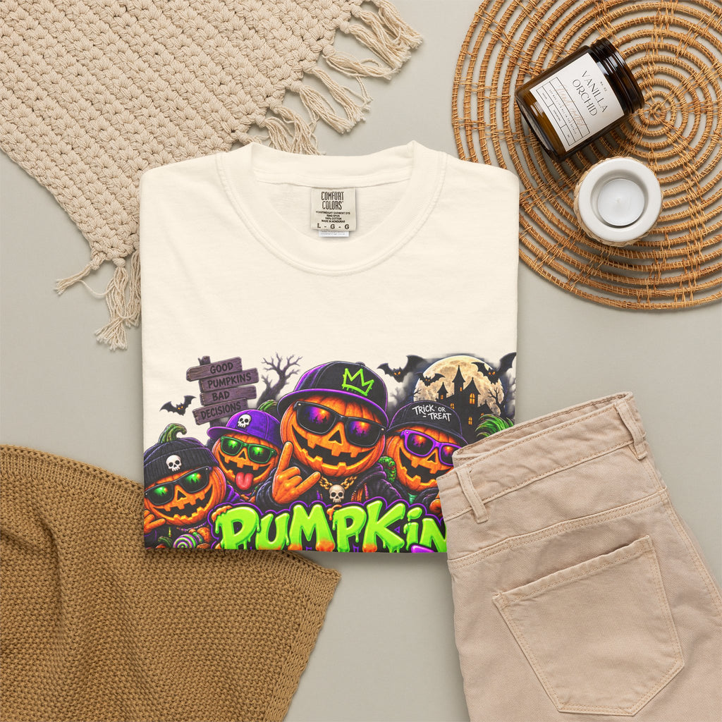 Pumpkin Crew Halloween T-Shirt – Funny Jack O’ Lantern Graphic Tee