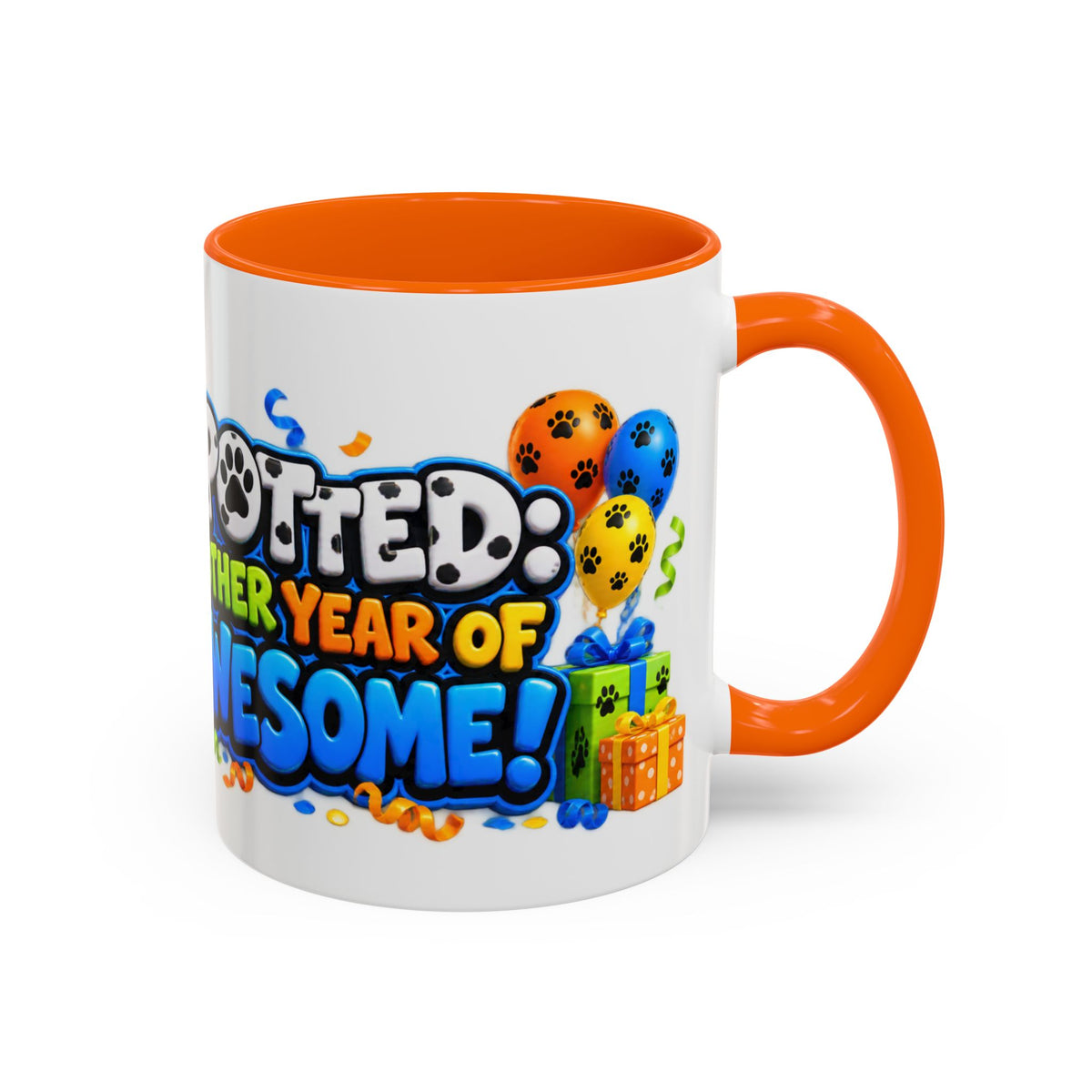 Dalmatian Birthday Mug – Spotted Another Year of Awesome White Coffee Cup