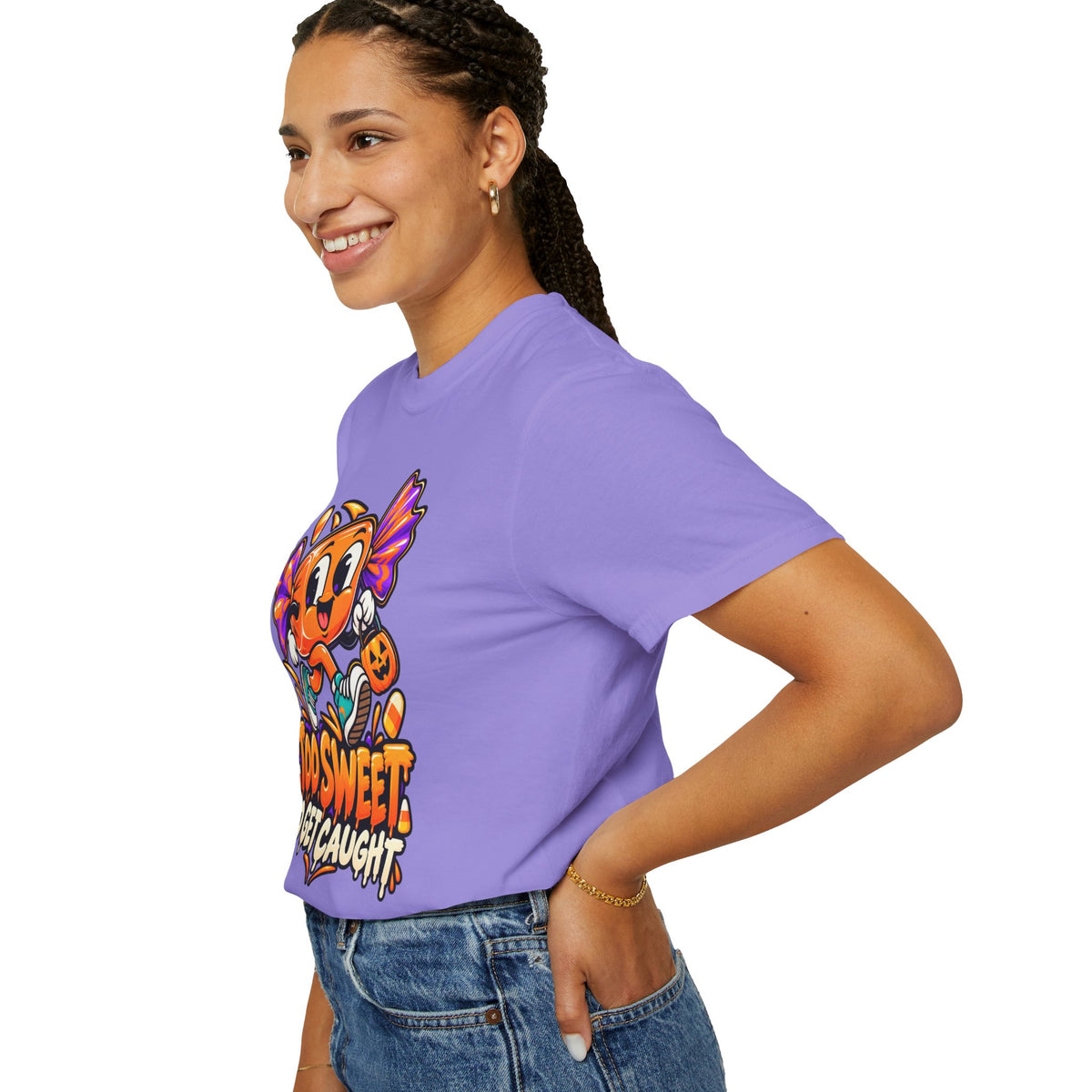 Too Sweet to Get Caught – Cute Halloween Candy T-Shirt