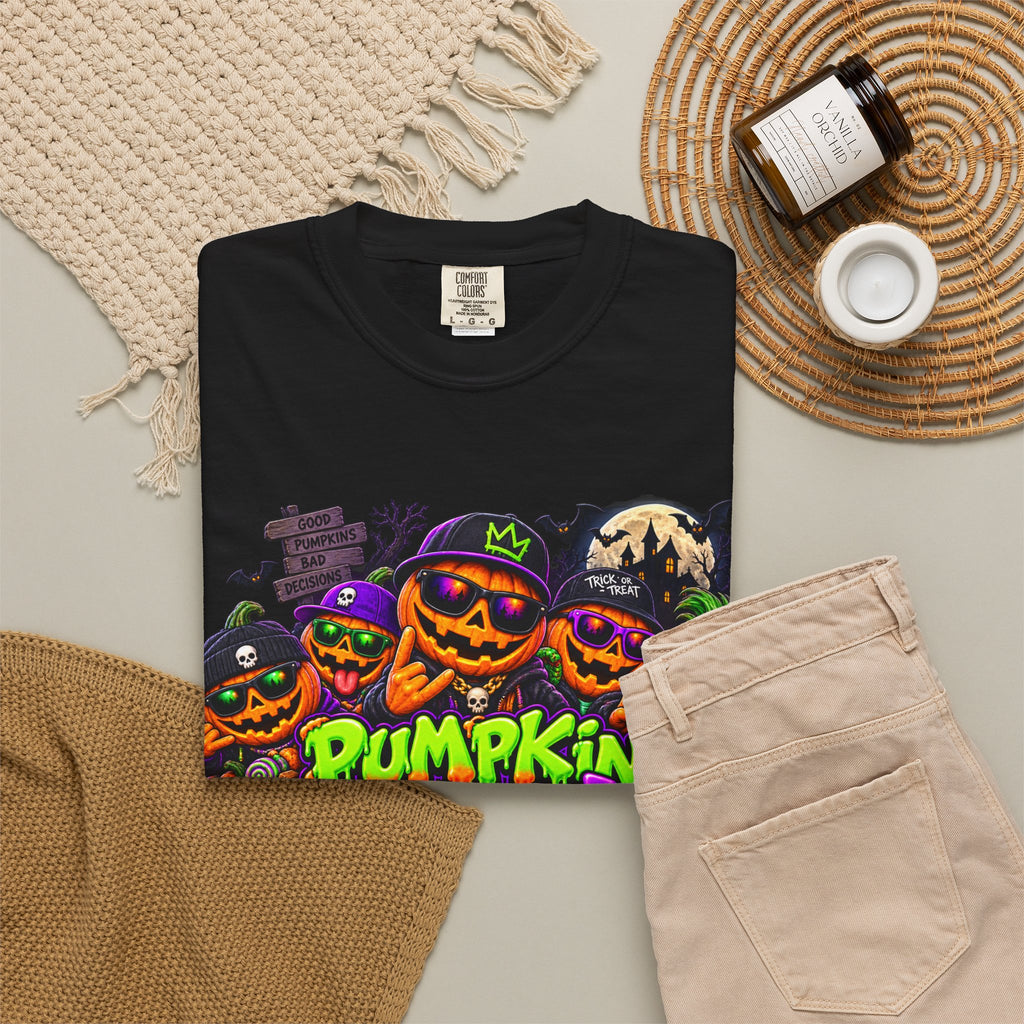 Pumpkin Crew Halloween T-Shirt – Funny Jack O’ Lantern Graphic Tee