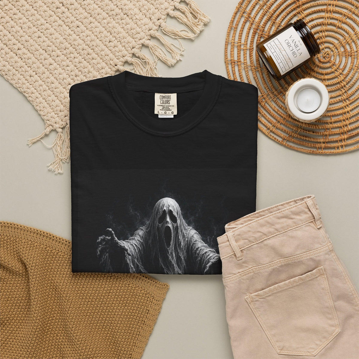 Ghostly Apparition T-Shirt — Haunted Spirit Graphic Tee