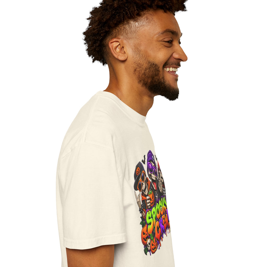 Spooky Crew Halloween T-Shirt – Funny Skeleton Graphic Tee