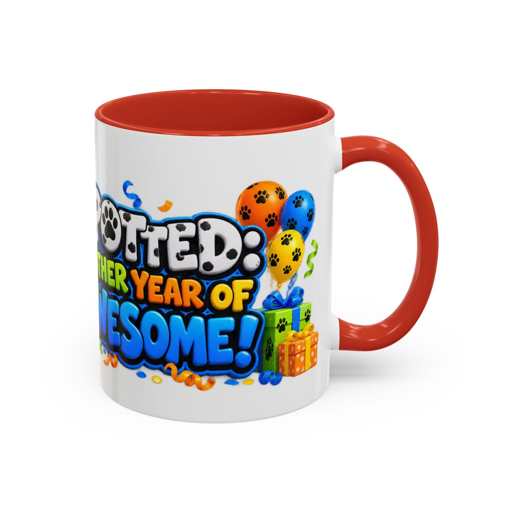 Dalmatian Birthday Mug – Spotted Another Year of Awesome White Coffee Cup