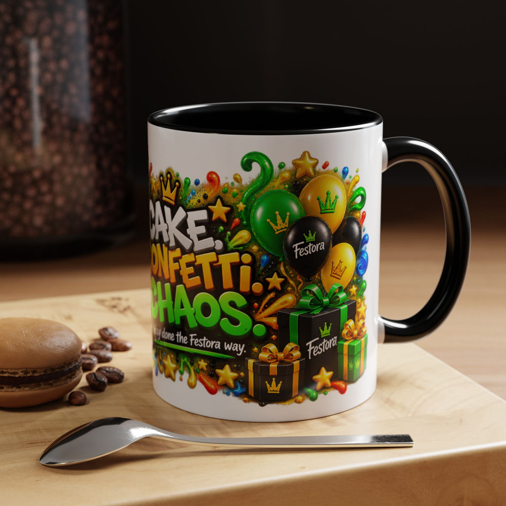 Festora Ant Birthday Mug – Cake Confetti Chaos Coffee Cup
