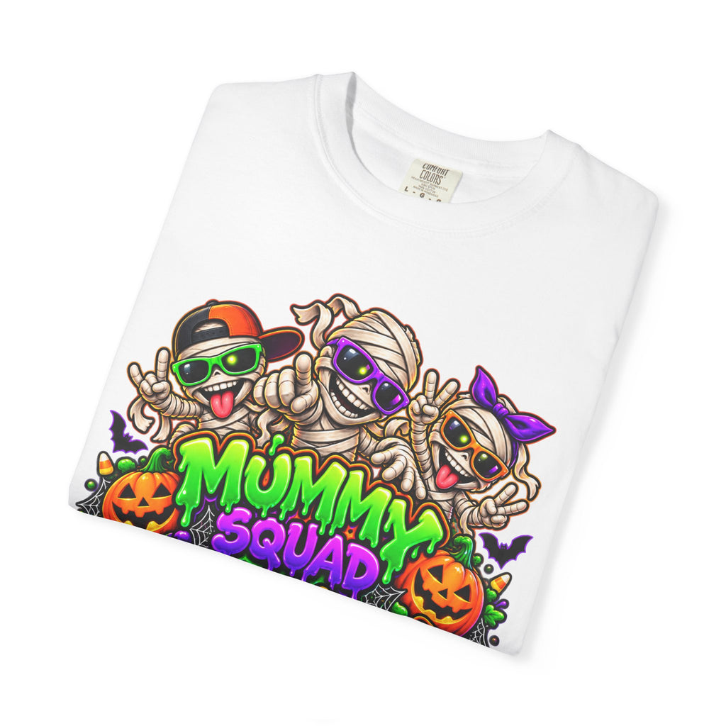 Mummy Squad For Life Halloween T-Shirt – Funny Colorful Mummy Graphic Tee