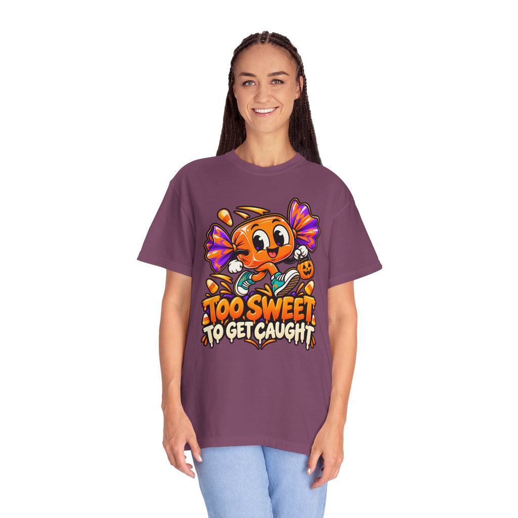 Too Sweet to Get Caught – Cute Halloween Candy T-Shirt